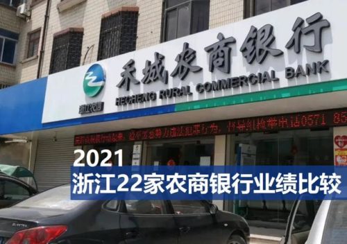 2021：浙江22家农商银行，年度业绩相比如何？