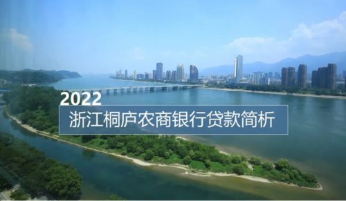 2022：浙江桐庐农商银行，贷款增长为何加速？